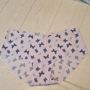 PINK Victoria's Secret Light Pink Butterfly Panties